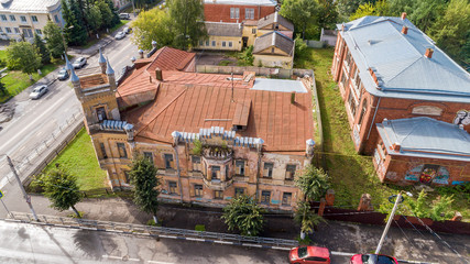 City central District of Tver in Tver Oblast, Russia at confluence of Volga and Tvertsa Rivers....