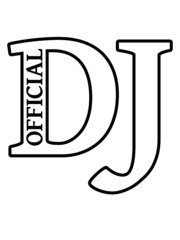 Logo Gold DJ Cool Offizieller Crew Team