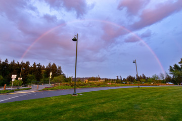 Amazing Rainbow Scenery in the Pacific Northwest