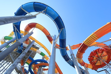 summer resort water slides attractions