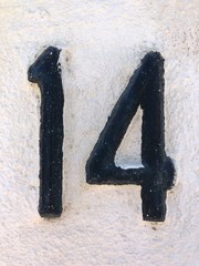 Numéro d'habitation à Costa da Caparica
