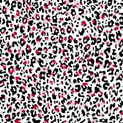Fototapeta na wymiar pattern design of leopard animal print vector 