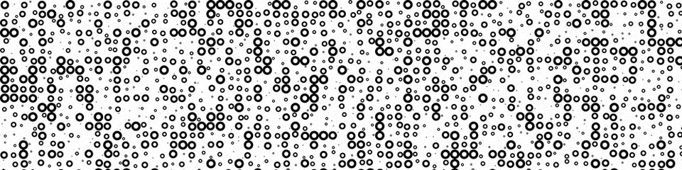 Abstract Color Halftone Dots generative art background illustration