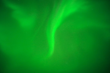 Yellowknife,Canada-August 30, 2019: The polestar, Cassiopeia and aurora borealis observed in Yellowknife
