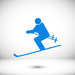 Winter sport icon
