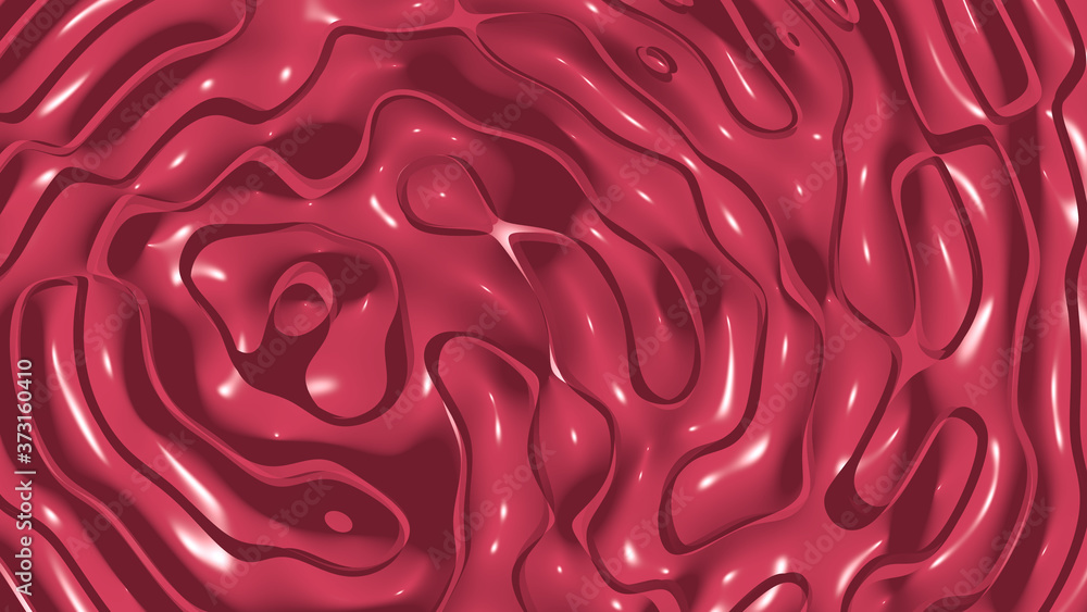 Poster plain 3d abstract background of monochromic lava color with shadow and coloring suitable for adding 