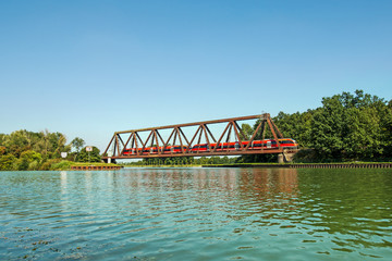 Eisenbahn-Brücke Lüdinghausen Nr. 45N über Dortmund-Ems-Kanal