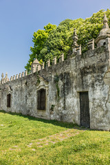 Fototapeta na wymiar View of Ancient walls from Andrade Corvo Street. Braga. Portugal.