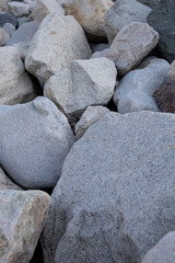texture of huge stones of cold shade