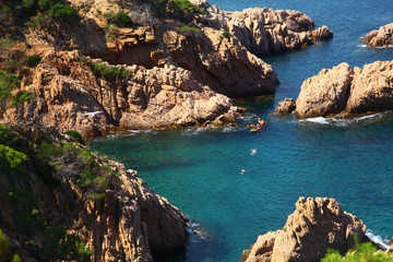 kayak in costa brava