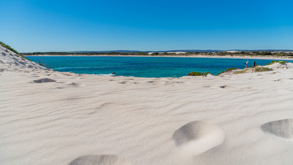 Sandy Cape Recreation Park with white sand, turquoise water, excellent fishing and safe swimming areas makes this a great family camping area close to Perth.