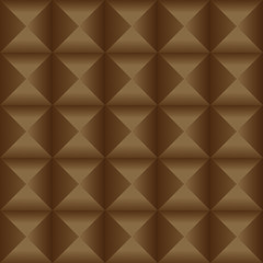 Pattern. Geometry. Chocolate color. Vector illustration. EPS 10
