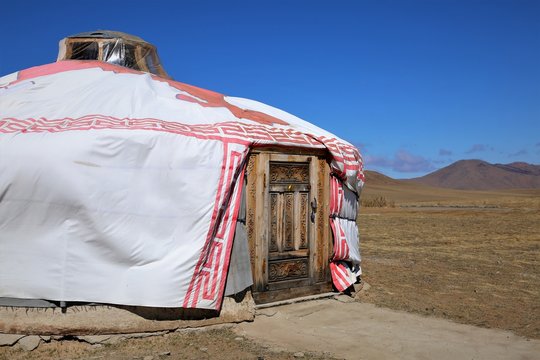 Mongolian yurt or ger