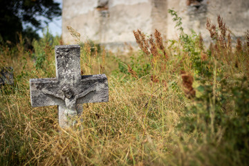 Cmentarz prawosławny w Hucie Różaneckiej na Roztoczu