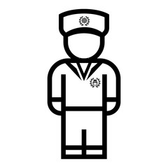 sailor pictogram icon