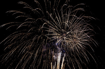 fireworks celebration in summer