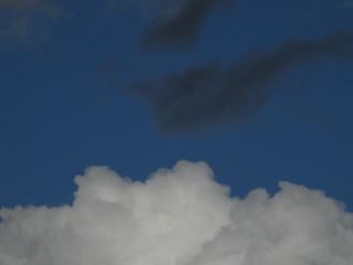 Misty dark and light clouds