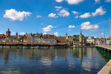 The lakefront of Lake Lucerne in Switzerland - travel photography