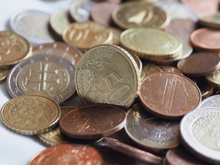 Euro coins, European Union