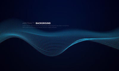 Abstract Dot Wave Vector Background