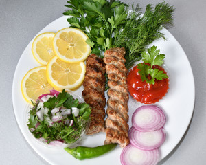 Lula kebab in Mediterranean cuisine