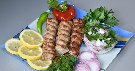 Lula kebab in Mediterranean cuisine