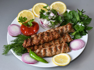 Lula kebab in Mediterranean cuisine