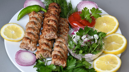 Lula kebab in Mediterranean cuisine
