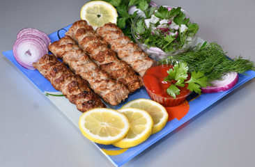 Lula kebab in Mediterranean cuisine
