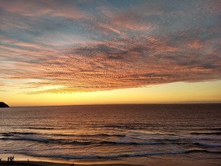 Fototapeta premium sunset over the sea