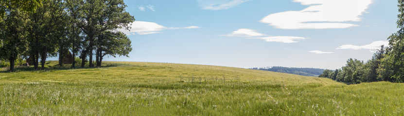 Fototapeta premium View of the Table Mountains and the Sudetes - Wambierzyce