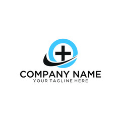 Obraz premium Medic cross icon, pharmacy logo template. Corporate, identity, company, brand, branding, logotype. Clean, modern and elegant style