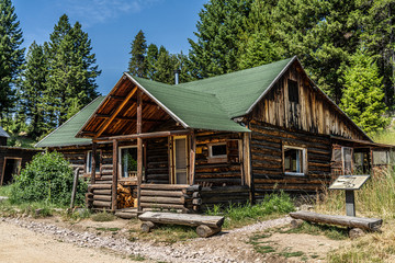 Fototapeta premium Historic, most Intact, Garnet Ghost Town Montana