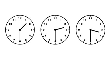 時計_シンプル_1:30-3:30