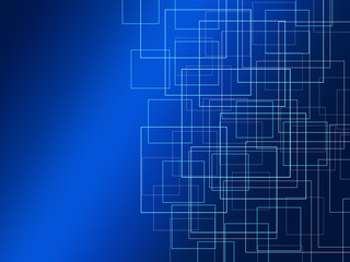 Obraz premium Blue background with white squares