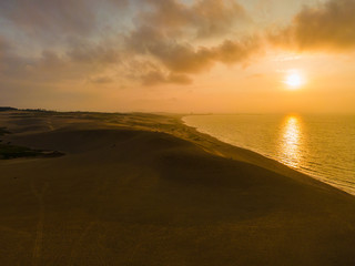 鳥取砂丘　日本一の砂丘　ドローン　空撮 2020/8/17