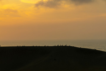 鳥取砂丘　日本一の砂丘　ドローン　空撮 2020/8/17