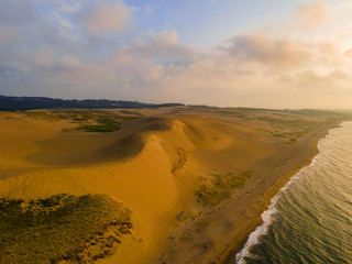 鳥取砂丘　日本一の砂丘　ドローン　空撮 2020/8/17