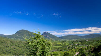 Obraz premium Mountains and sky