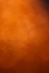 Image of Orange bokeh and yellow blur abstract printed on Printed Glass Splashbacks