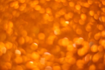 Orange bokeh and yellow blur abstract