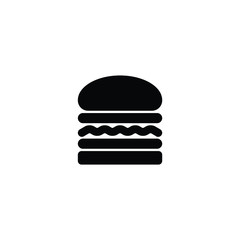 Hamburger icon isolated vector on white background, sign and symbol 