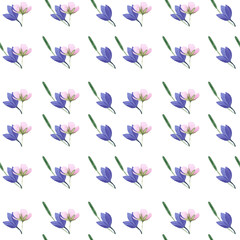 seamless pattern with flowers