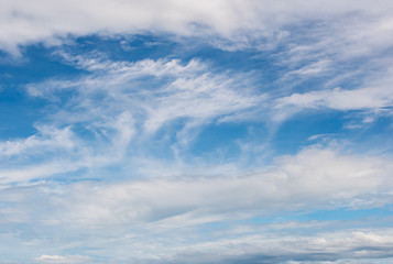 Obraz premium Blue sky with white clouds...