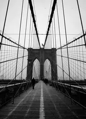 Foto auf Acrylglas brooklyn bridge in new york © Amelia Cui