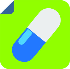 pill icon isolated on background