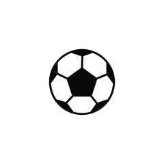 Fototapeta na wymiar Soccer ball icon isolated vector on white background, sign and symbol 