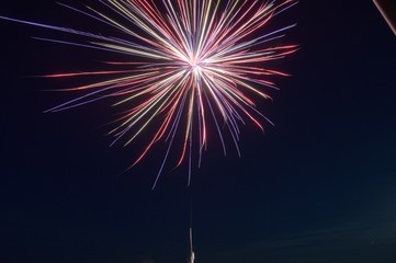 fireworks in the sky