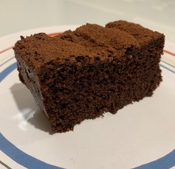 piece of chocolate cake
