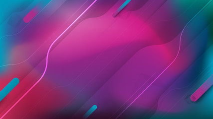 Abstract fluid shapes composition gradient background modern with colorful geometric shape. Vector illustration - obrazy, fototapety, plakaty